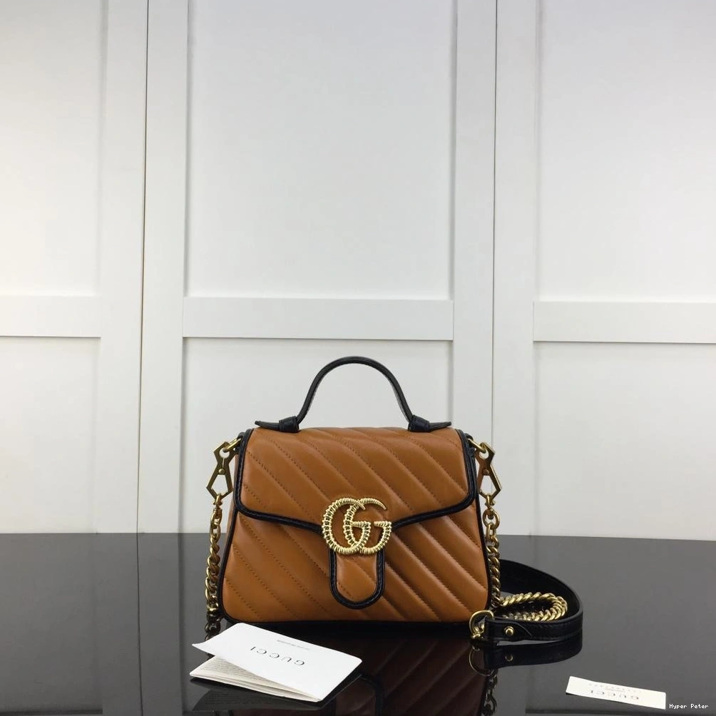 Hyper Peter top bag GG Gucci mini handle Marmont 0812